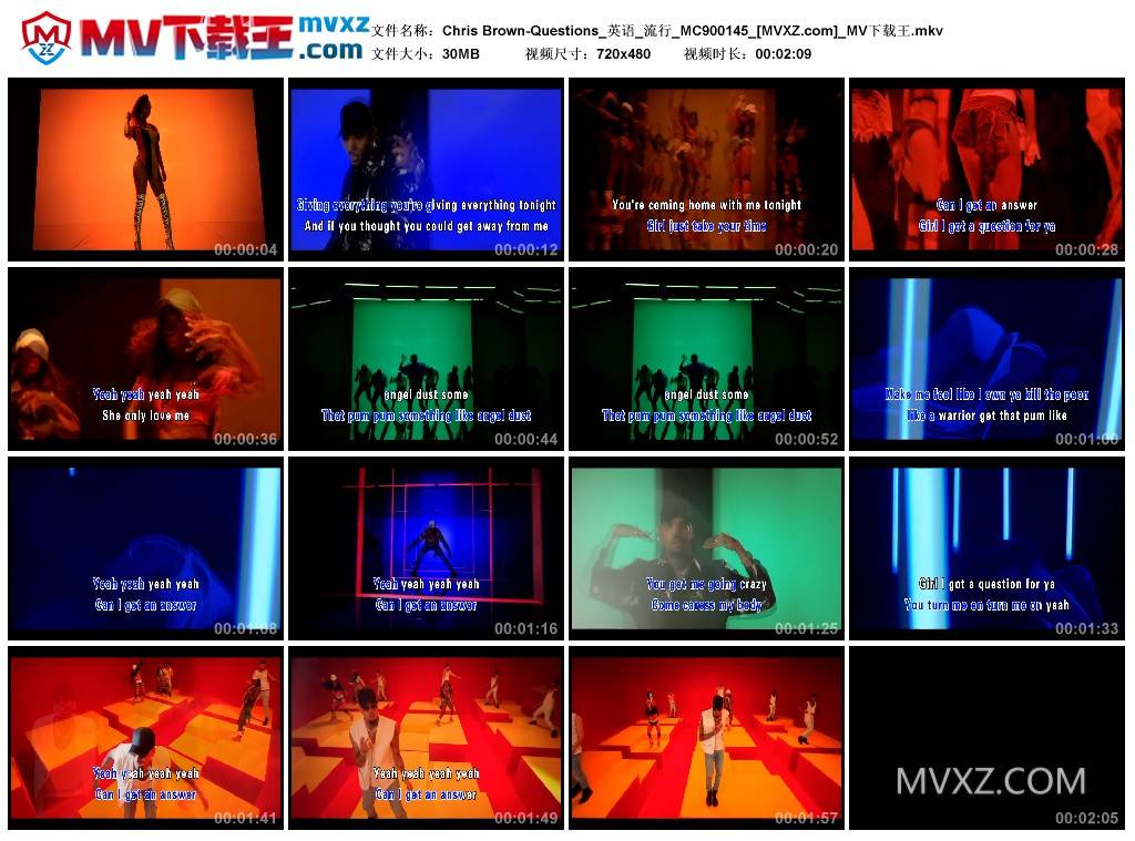 Chris Brown-Questions_英语_流行_MC900145